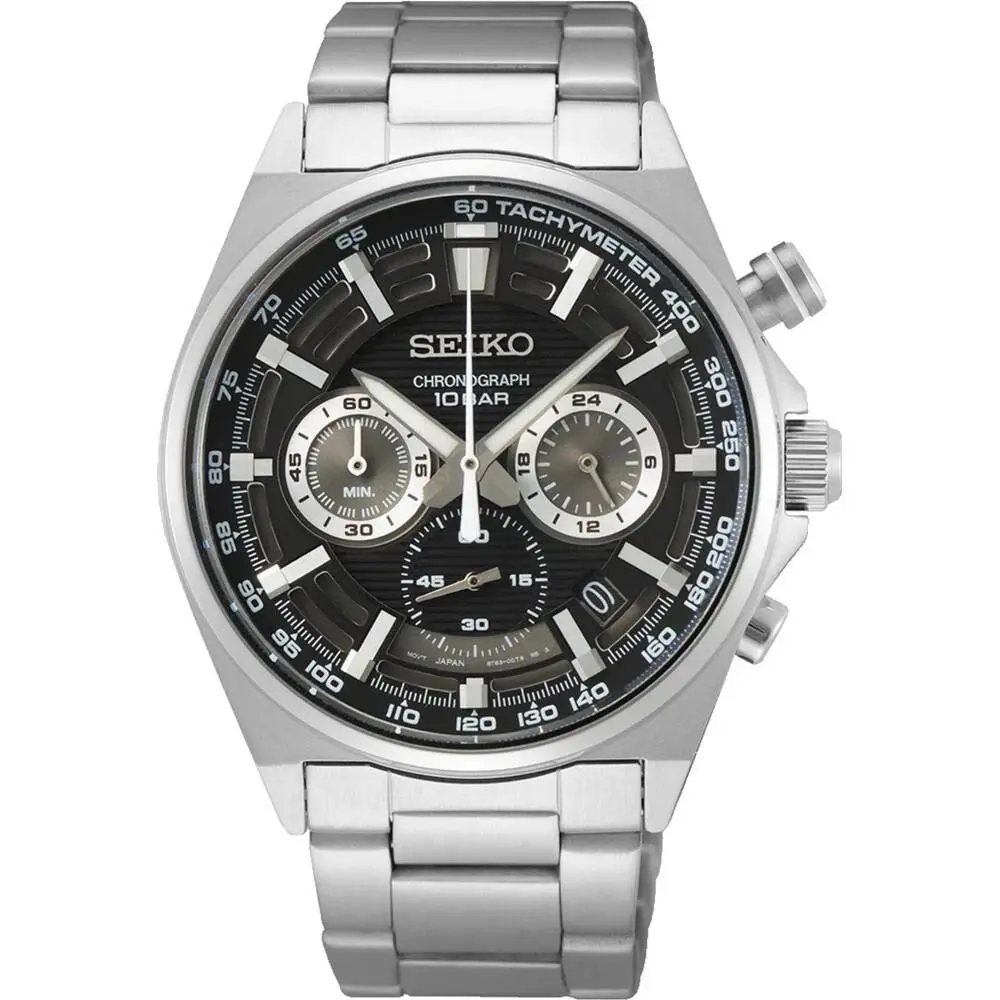 SSB397P1 SSB397 Men Chronograph Stainless Case Bracelet Date 100m WR by Seiko
