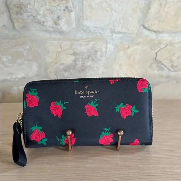 Chelsea Rose Toss Printed Backpack Nylon/wallet Option Wallet by Kate Spade