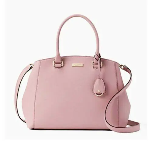 Green Pink Tilden Place Sloan Handbag Laurel Way Darci Wallet Set Pink (Handbag Only) by Kate Spade