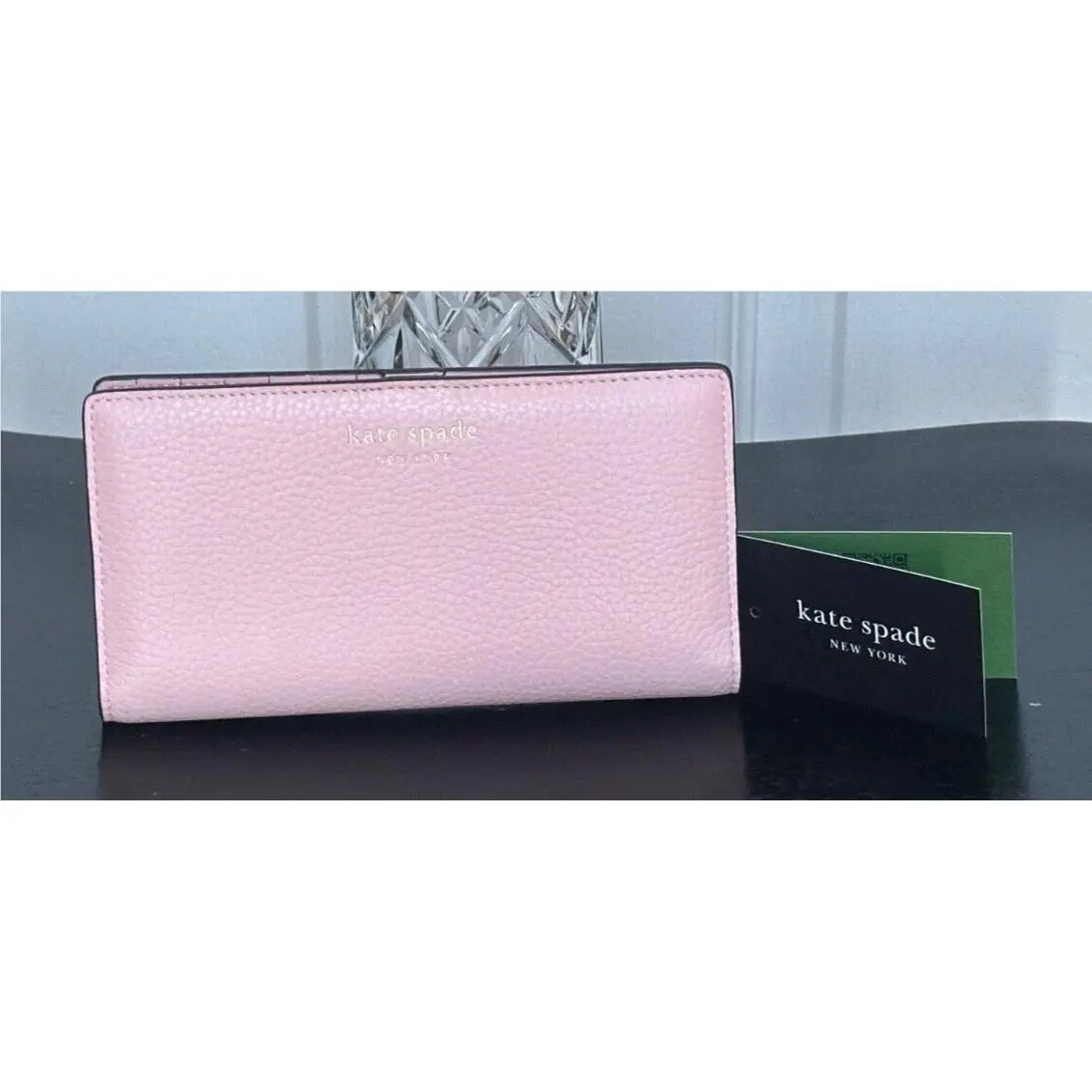 Kate Spade Taylor Leather Tote or Bifold Wallet :nwt Chalk Pink See Color Note