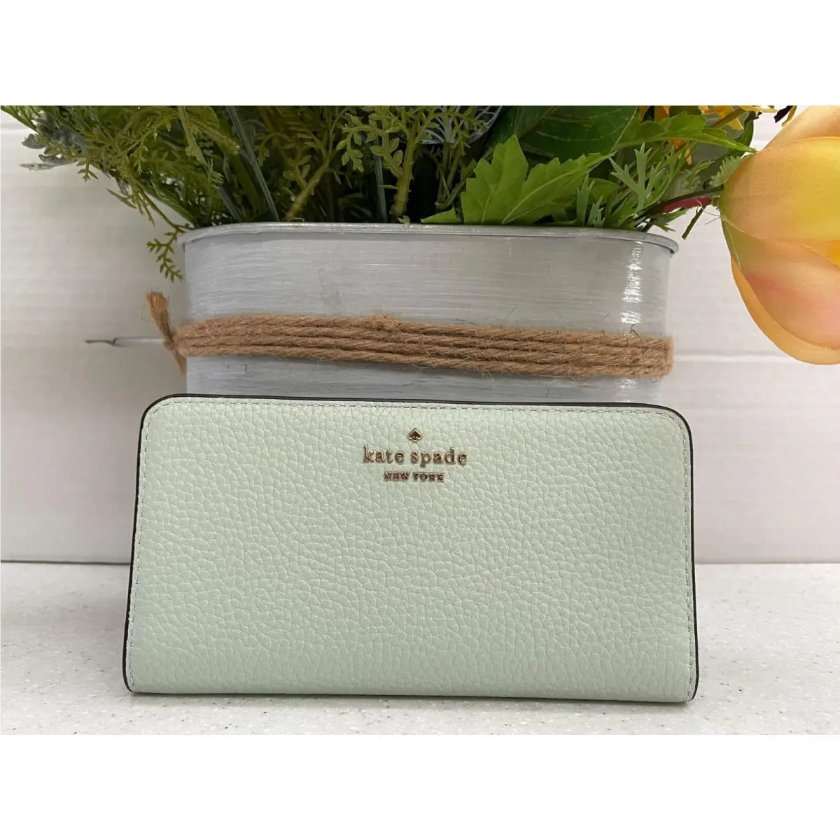 Dumpling Large Slim Bifold Wallet You Pick Crystal Blue by Kate Spade