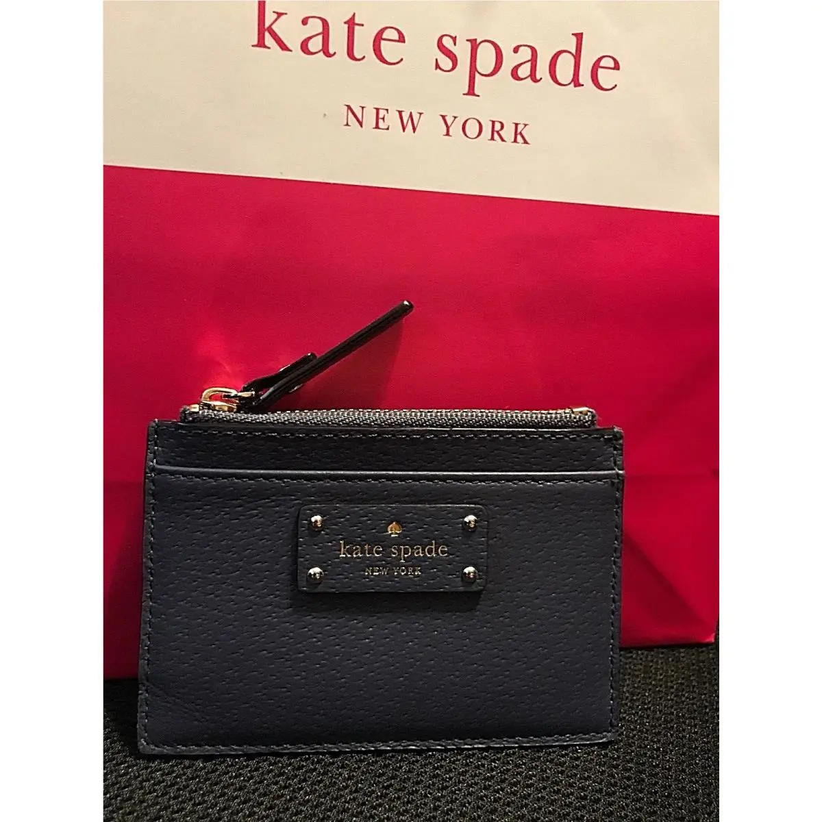 Kate Spade Adi Grove Street Leather Card Case Pick From Colors Listed
