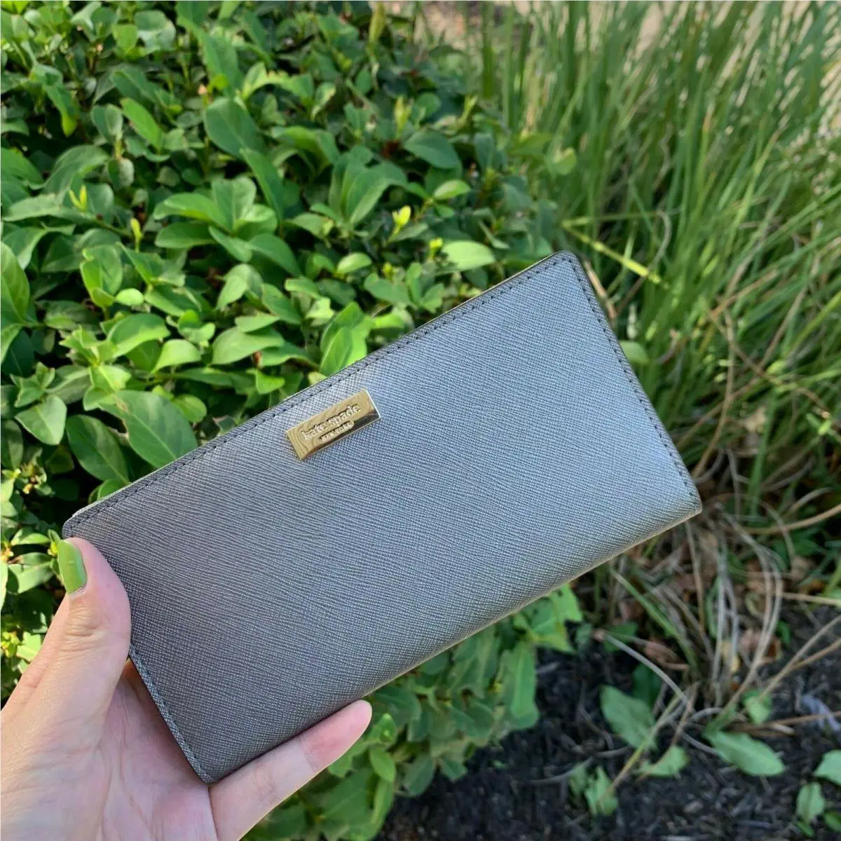 Newbury Lane Stacy Bifold Wallet WLRU1601 WLRU2249 WLRU1601 Anthracite by Kate Spade