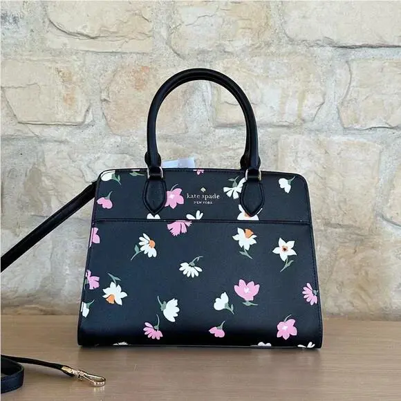 Madison Medium Satchel Shoulder Tote Bag/wallet Option Floral Handbag by Kate Spade