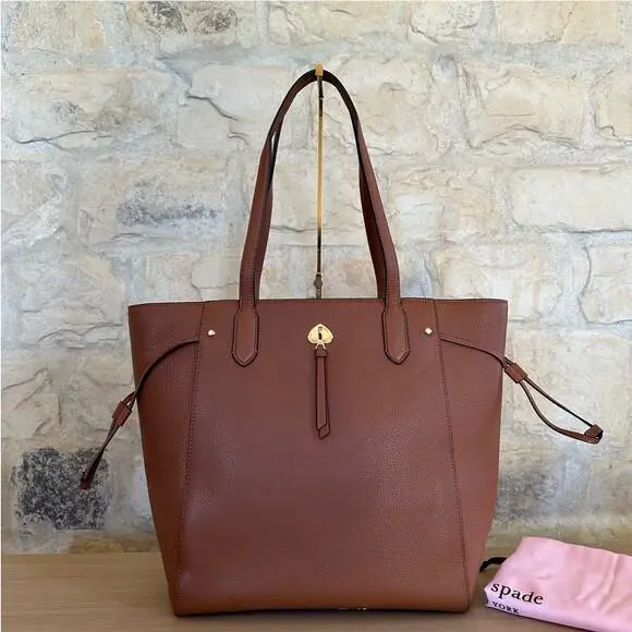 New York Marti Large Leather Tote Shoulder Bag/wallet Option Ginger Handbag by Kate Spade