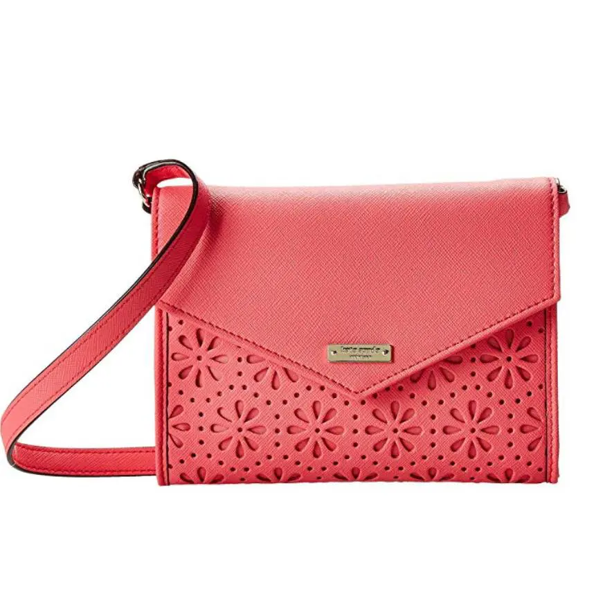 Perforated Leather Envelope Clutch Wallet Surpriseco/maraschino by Kate Spade
