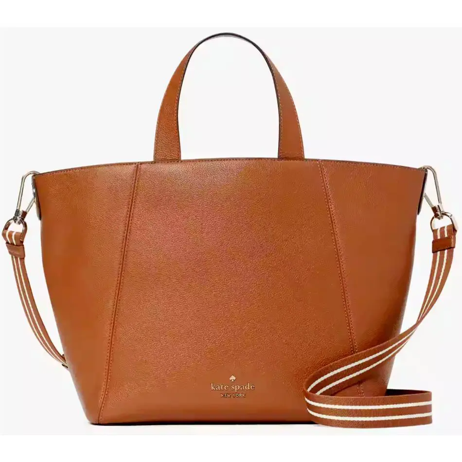 Kate Spade Rosie Satchel Warm Gingerbread Leather KC741 Brown Retail