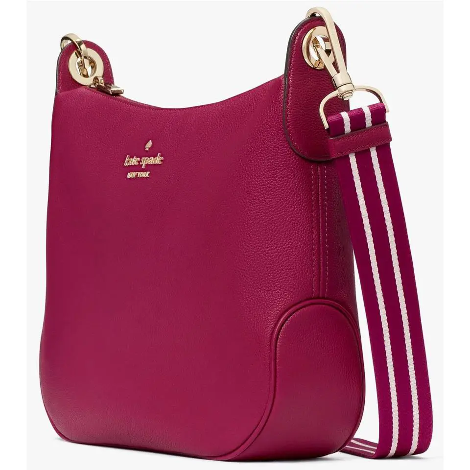 Kate Spade Rosie Large Crossbody Dark Raspberry Leather K5807 Purple