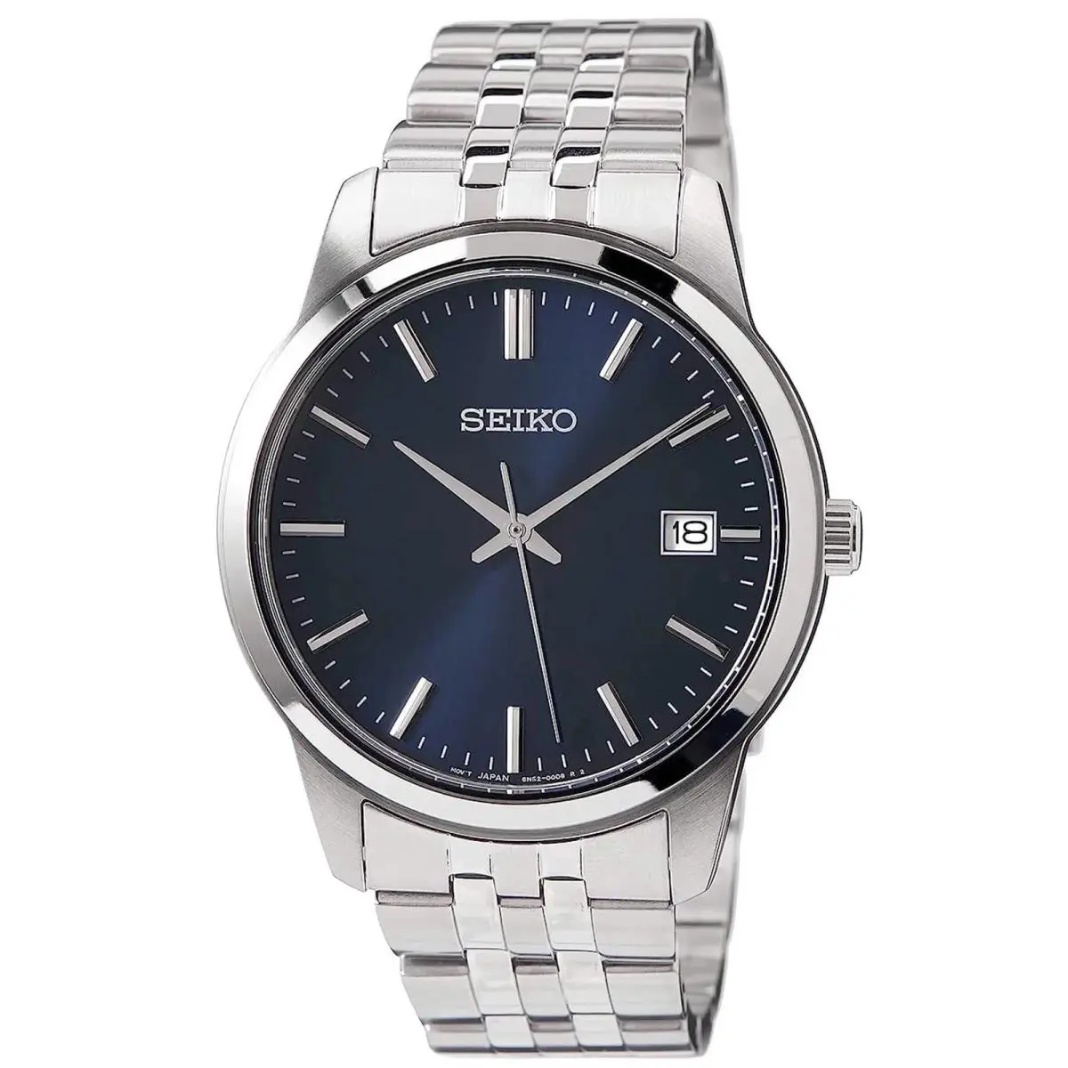 Seiko Essentials Quartz Blue Dial Men`s Watch SUR399 - Blue, Quartz
