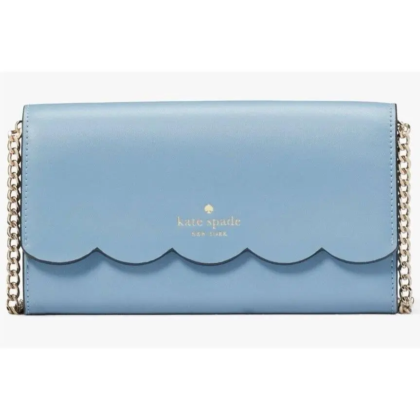 Gemma Crossbody - WLR00552 Polished Blue Leather W/cha by Kate Spade