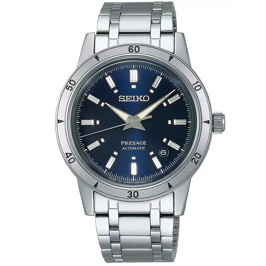 Seiko SRPL07J1 Men Presage Automatic Stainless Silver WR SRPL07 - Silver