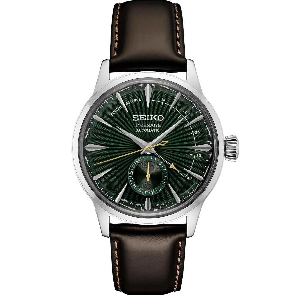Presage Automatic Mens Green Dial Watch SSA459 by Seiko