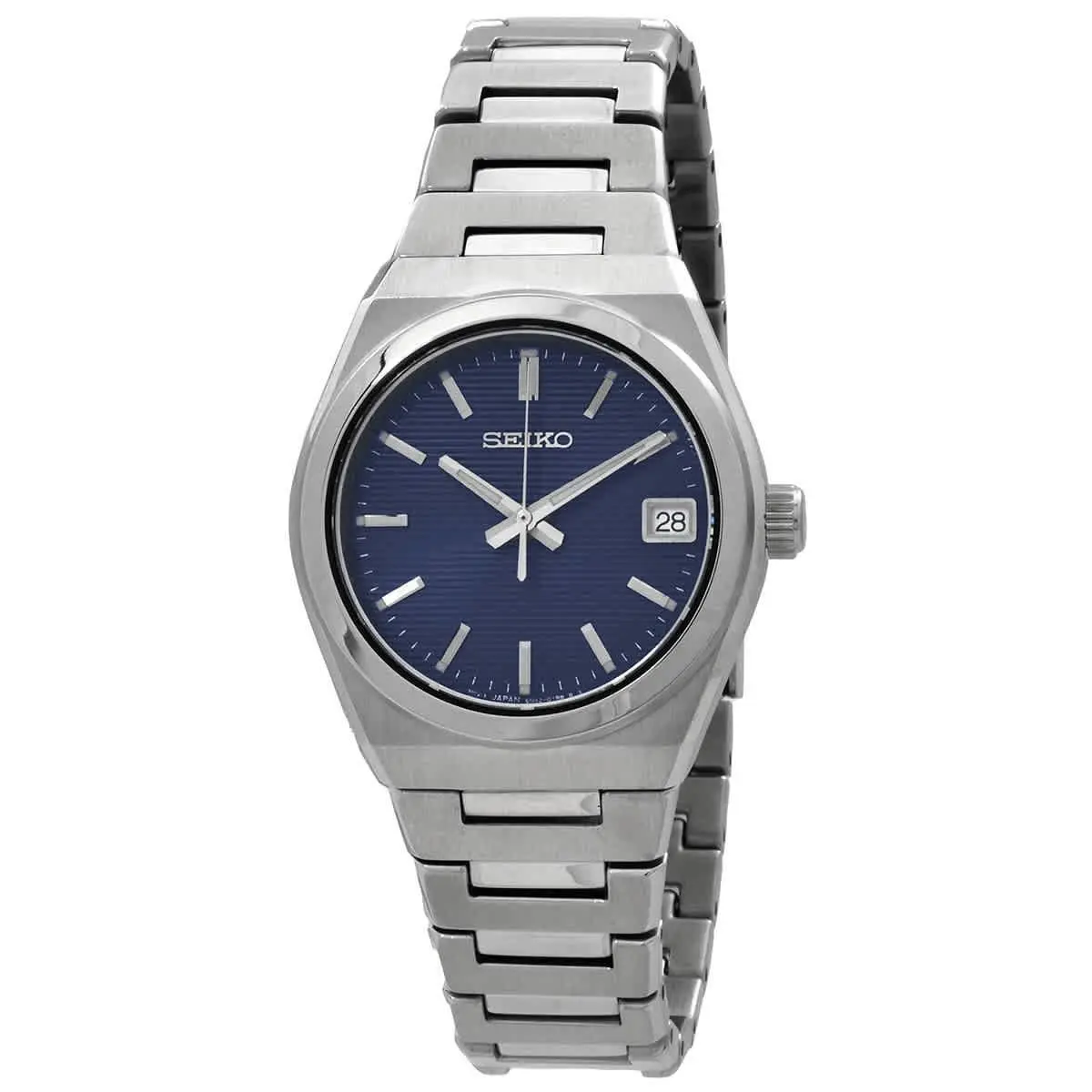 Seiko Essentials Quartz Blue Dial Ladies Watch SUR575P1 - Blue, Dial: Blue, Band: Silver-tone
