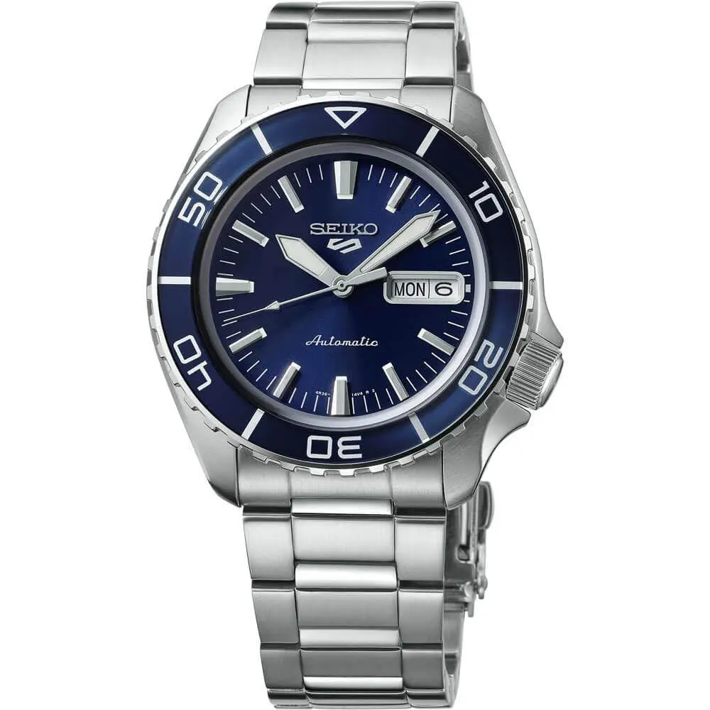 Seiko Men`s 5 Sports Skx Automatic Blue Dial Watch - SRPK97K1