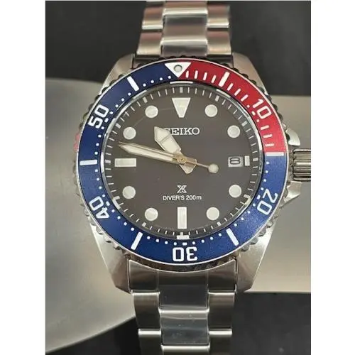 Seiko Prospex Sea Diver`s Solar Men`s Watch SNE595