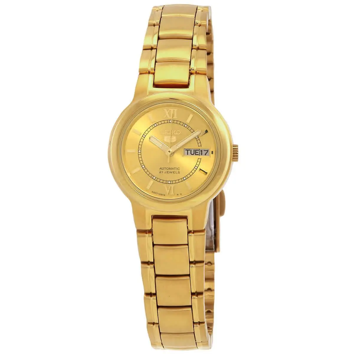 Seikoautomatic Gold Dial Ladies Watch SYME58K1