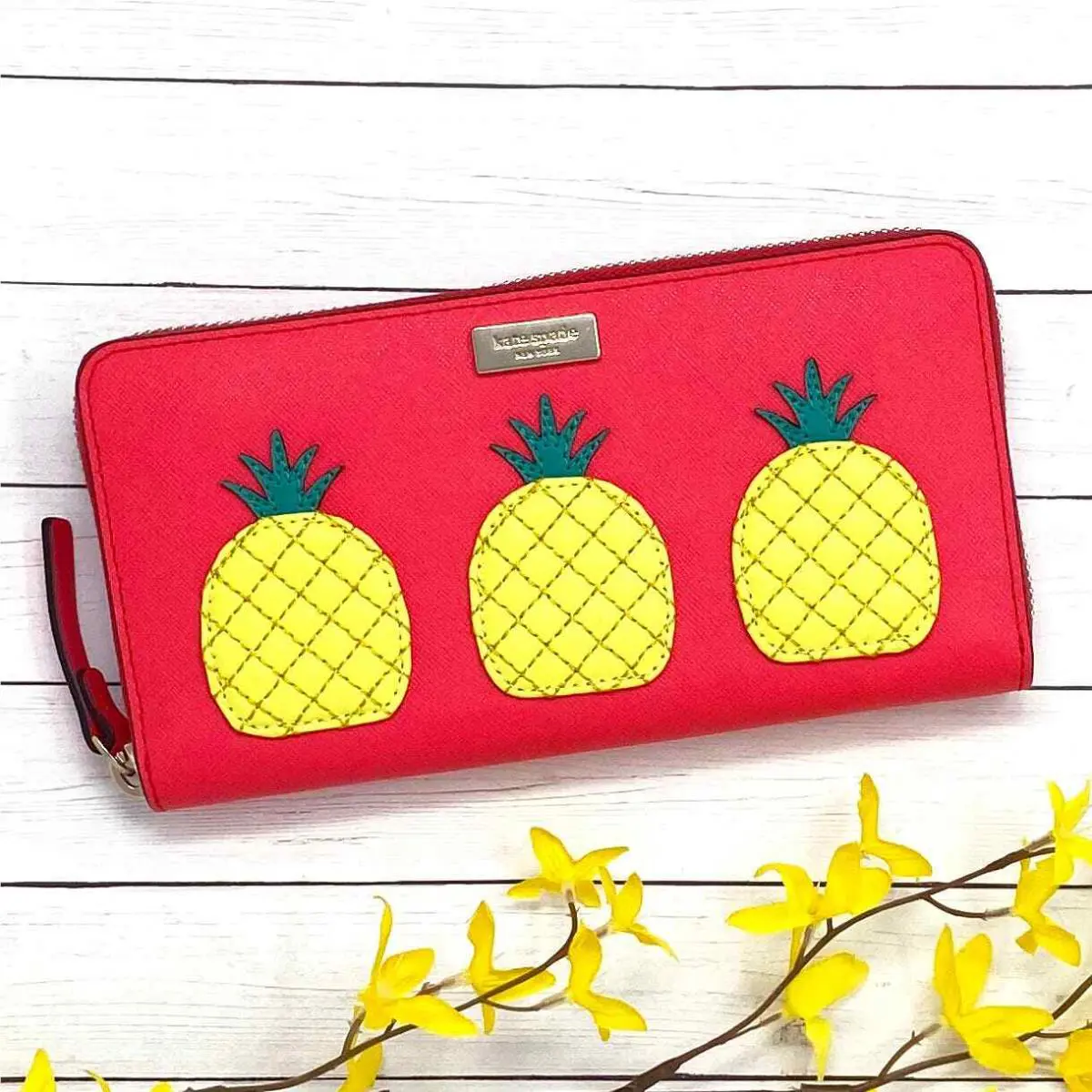 Kate Spade How Refreshing Neda Pineapple Wallet Style wlru2885
