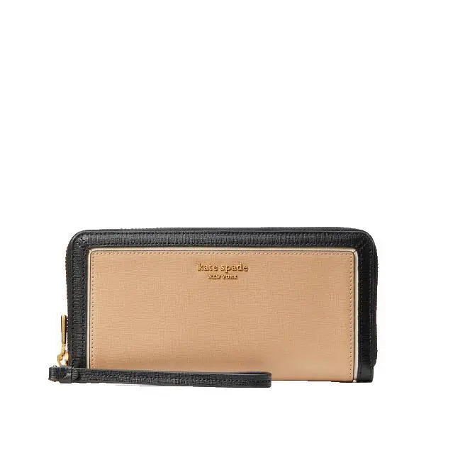 Kate Spade Madison Large Continental Zip Around Travel Wallet - Cafe Mocha