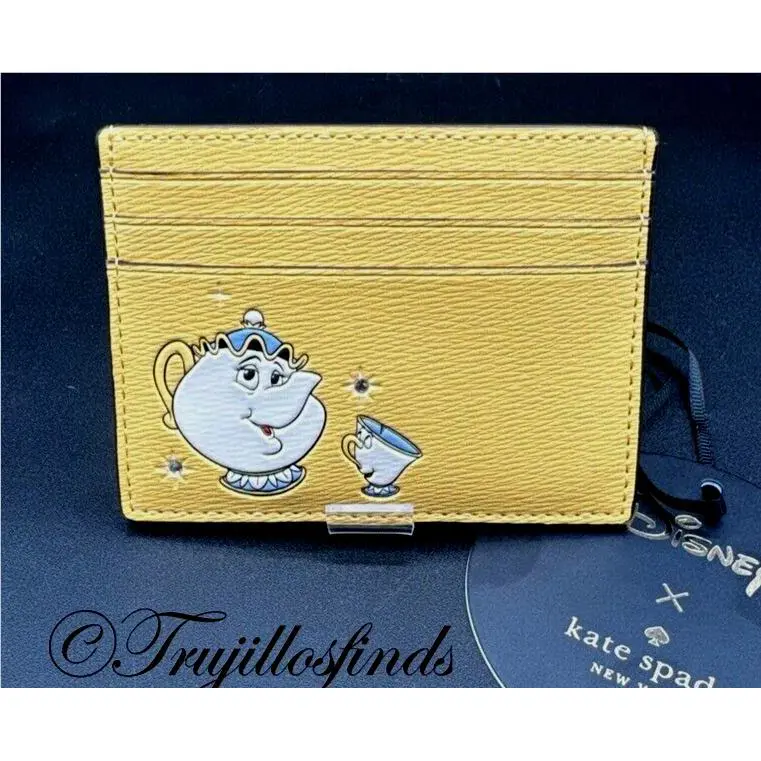 Disney`s Beauty and The Beast x Kate Spade Small Slim Card Holder KE659