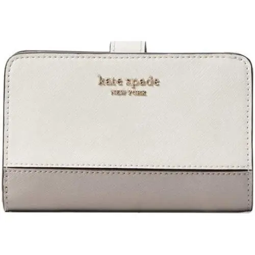 Kate Spade New York Women`s Spencer Compact Wallet White