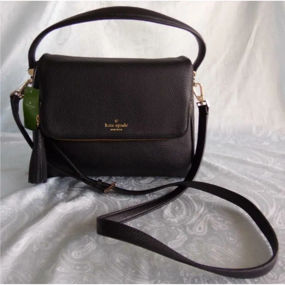 Kate Spade Chester Street Miri Satchel Converible Cross-body Black Leather