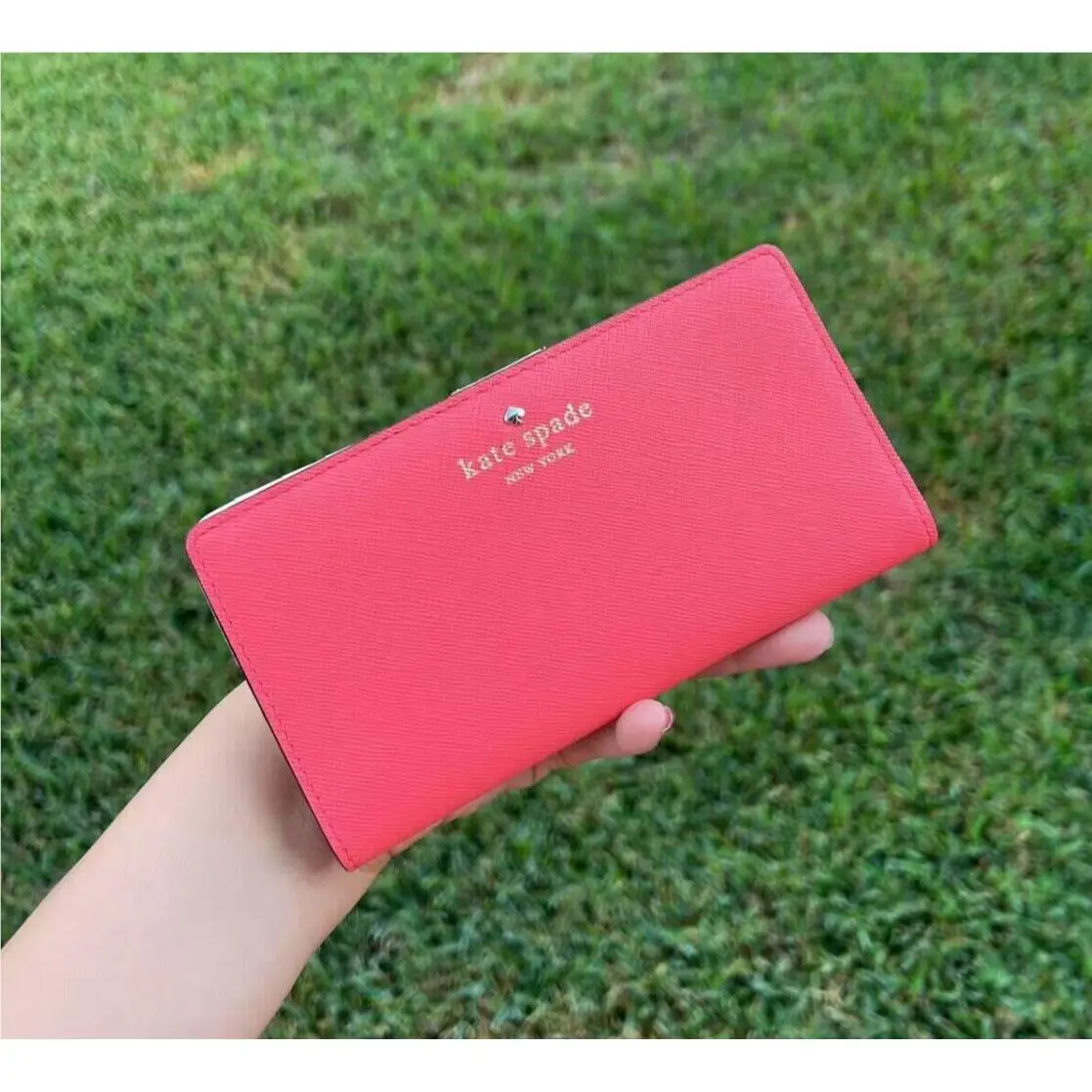 Kate Spade Cherry Lane Leather Wallet PWRU3443 Surpriseco Bifold Wallet
