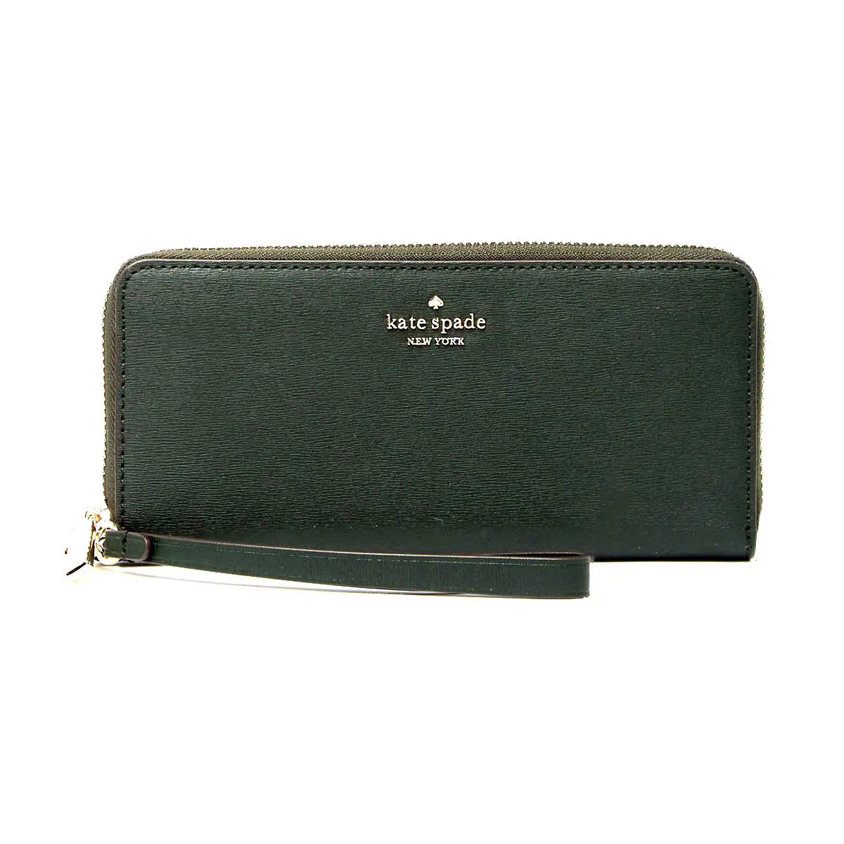 New Kate Spade New York Connie Slim Continental Leather Wallet Spruce Green Card