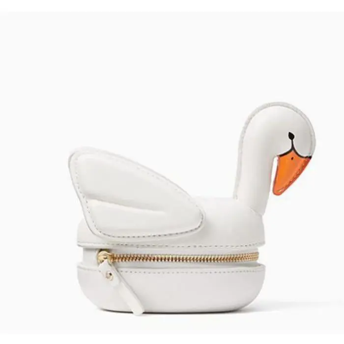 Kate Spade New York Checkin In 3D Swan Coin Purse
