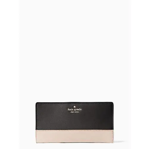 Kate Space New York Laurel Way Stacy Wallet Warm Vellum /black Style WLRU6062