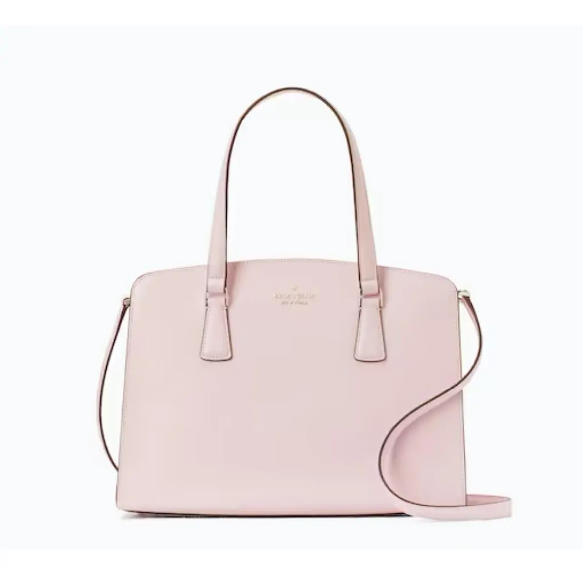 Kate Spade New Most Popular Perry Leather Medium Satchel in Chalk Pink