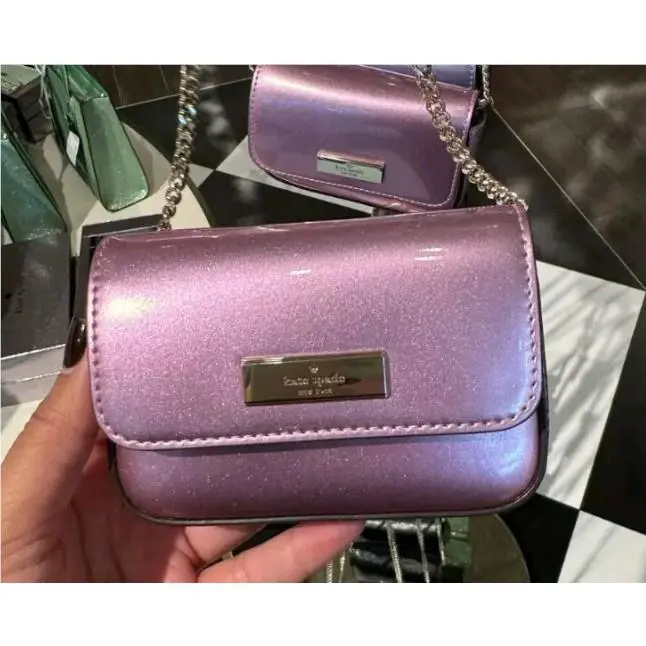 Kate Spade KJ017 Kenzie Card Case Crossbody In Quartz Pink