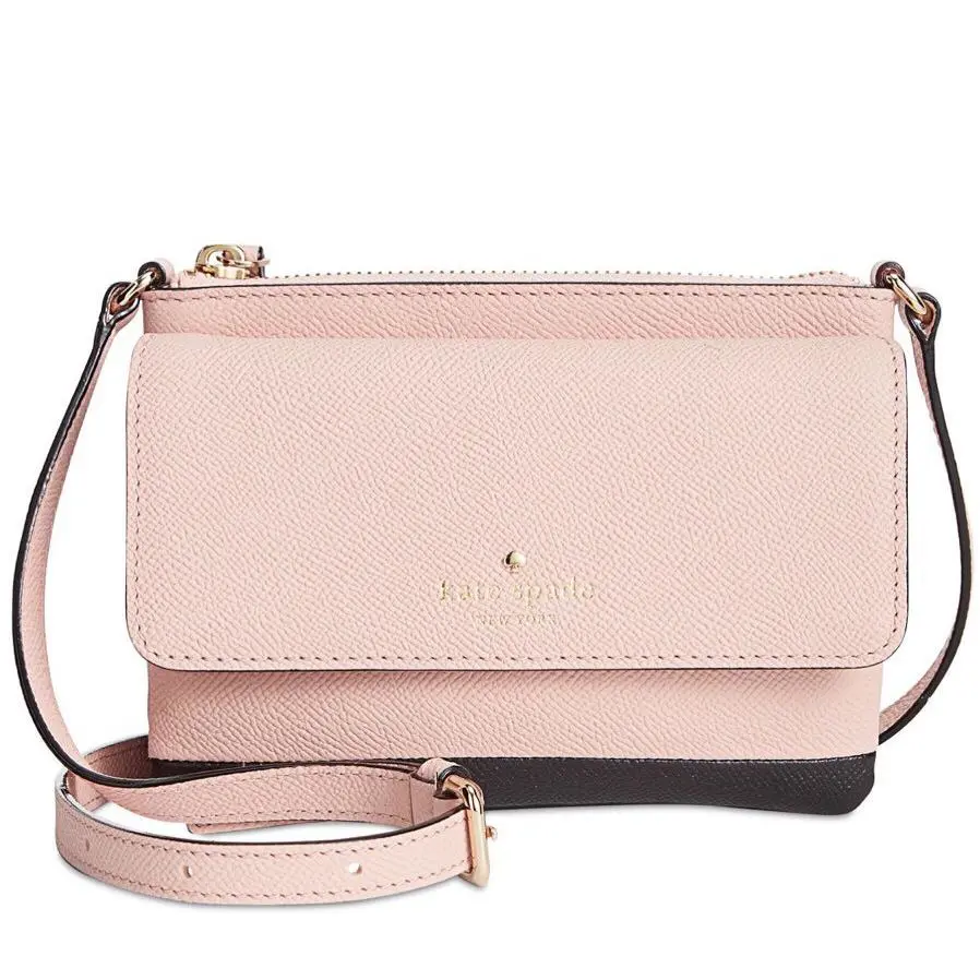 Kate Spade PXRU7582 York Green Street Karlee Crossbody Bag Au Natural