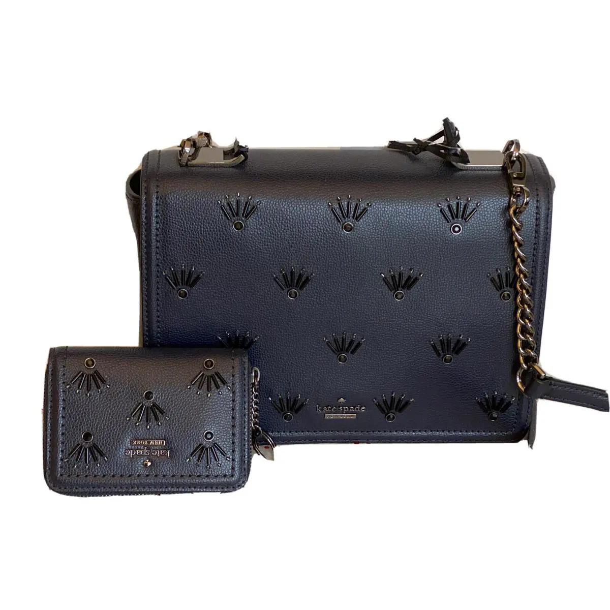 Kate Spade Maisie Patterson Drive Embellished Crossbody Blazerblue Bag Wallet