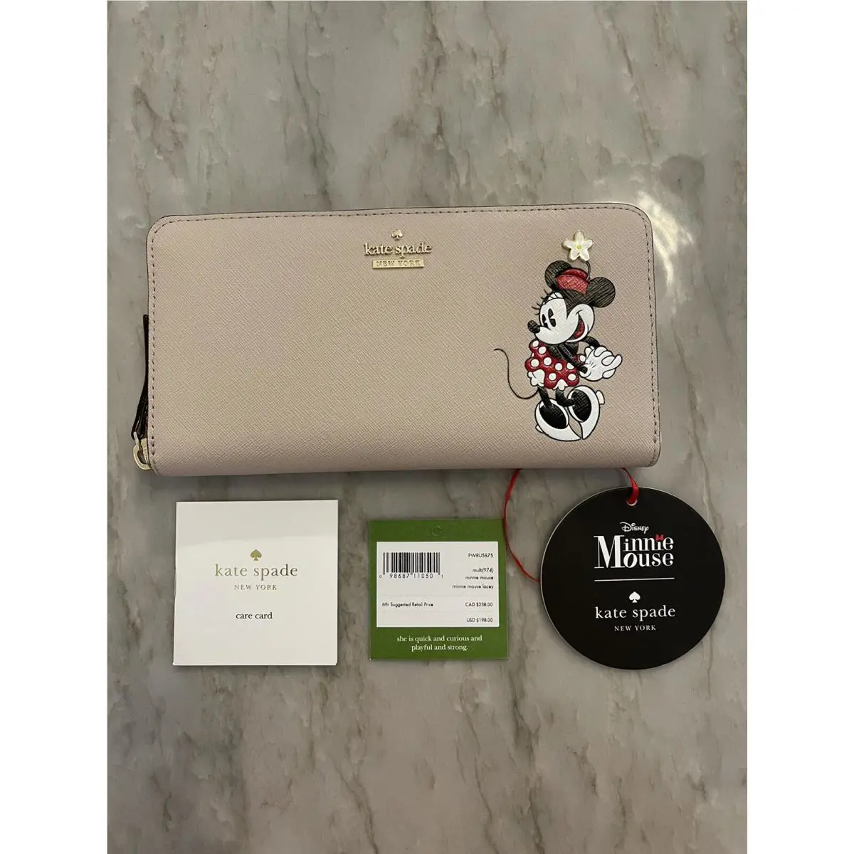 Kate Spade New York x Disney Parks Minnie Mouse Lacey Wallet