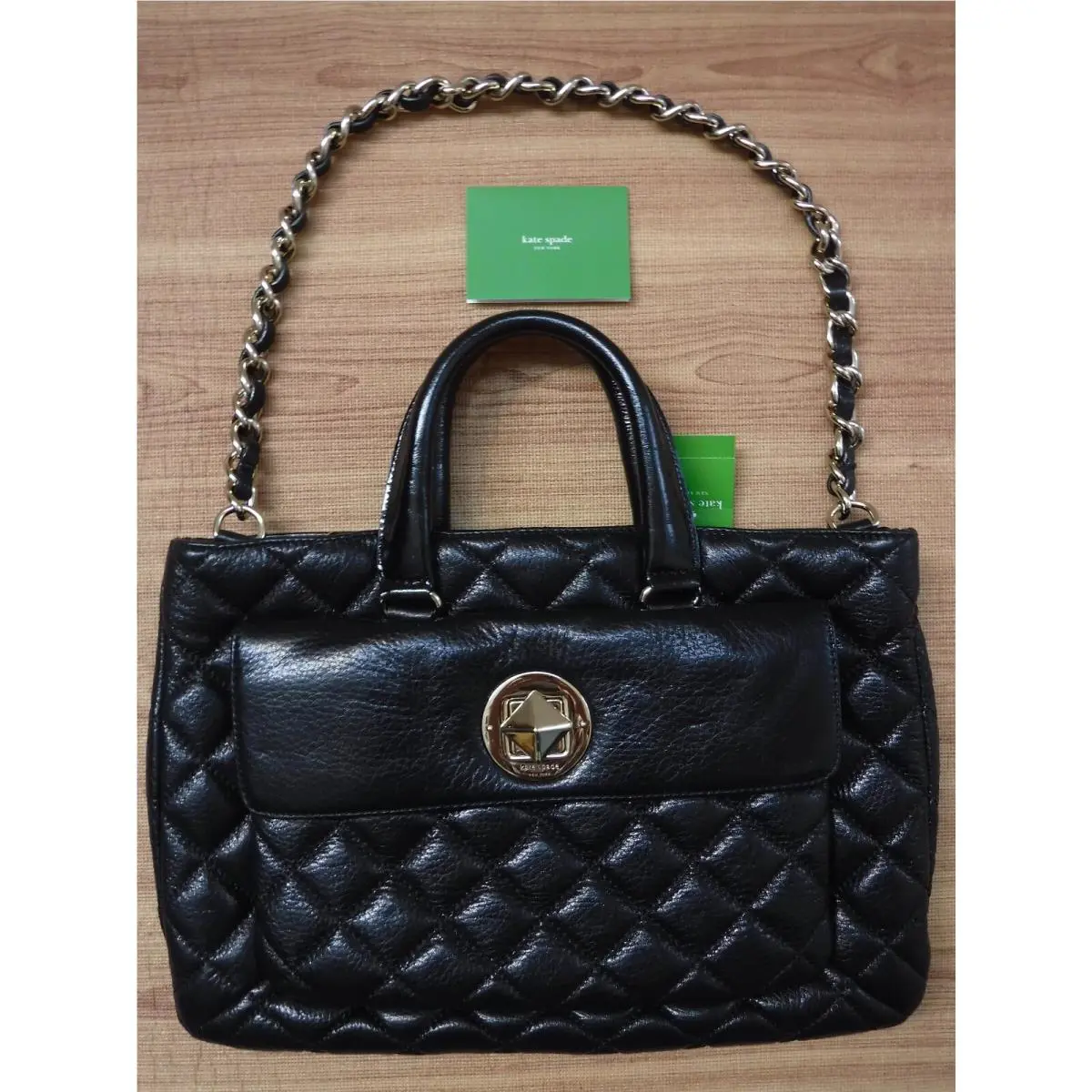 Kate Spade New York Campbell PXRU3117 Gold Coast Black Shoulder Bag