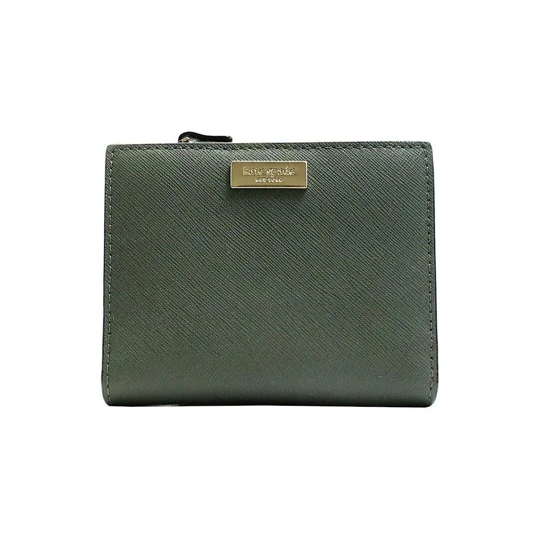 New Kate Spade Laurel Way Small Shawn Wallet Evergreen Wlru4940
