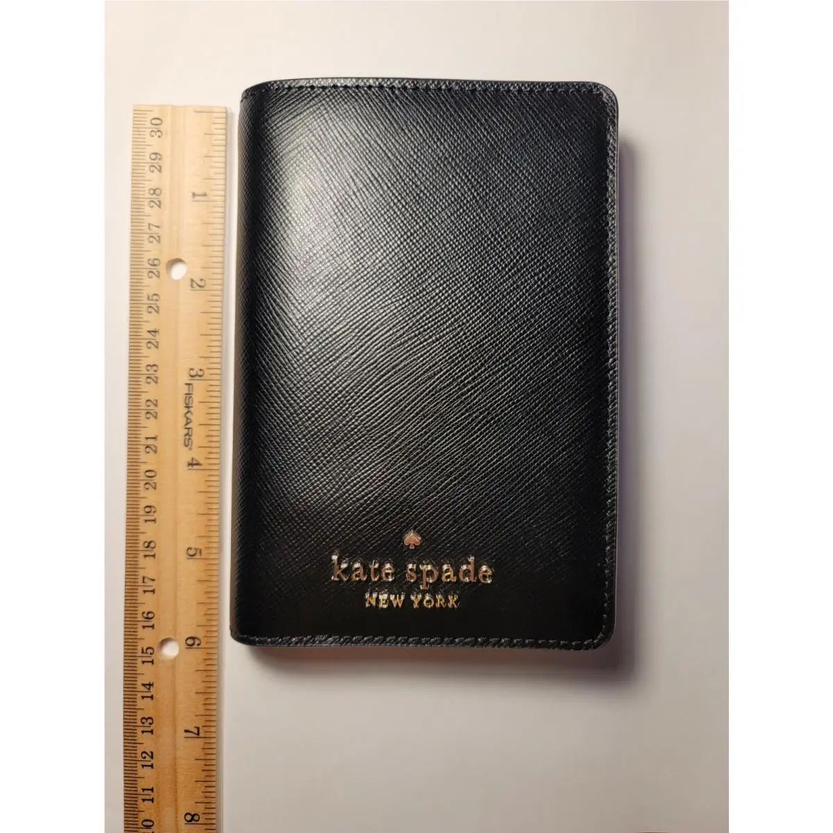 Kate Spade Staci Passport Holder Case Wallet IN Black