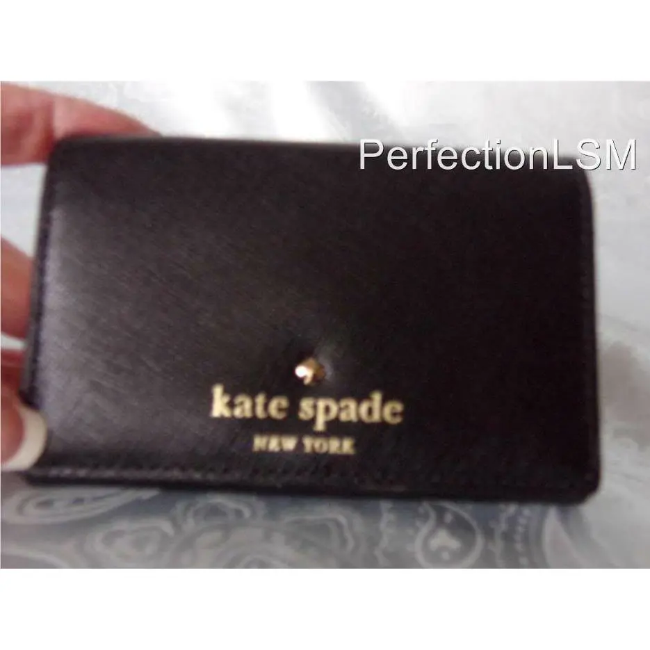 Kate Spade Mikas Pond Christine in Black Saffiano Leather Backpack Accessory