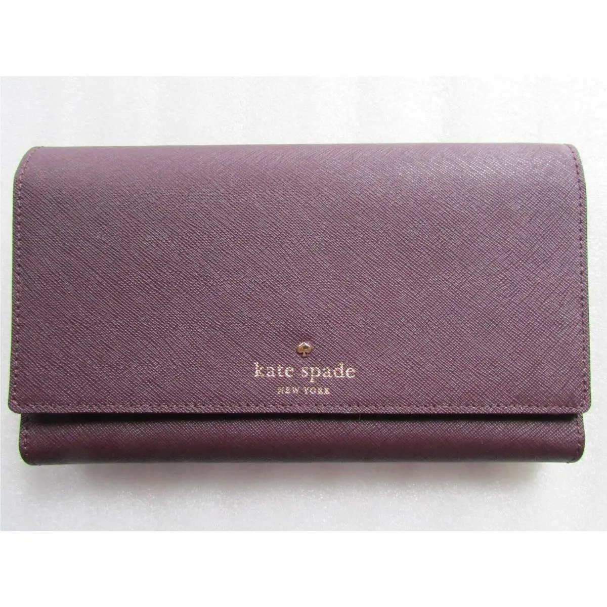 Kate Spade New York Travel Wallet Mikas Pond Phoenix Soft Aubergine New