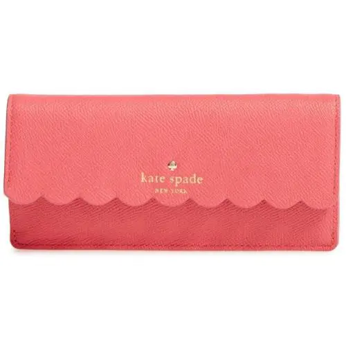 Kate Spade York Morris Lane Alli Leather Wallet Warm Guava PWRU5555