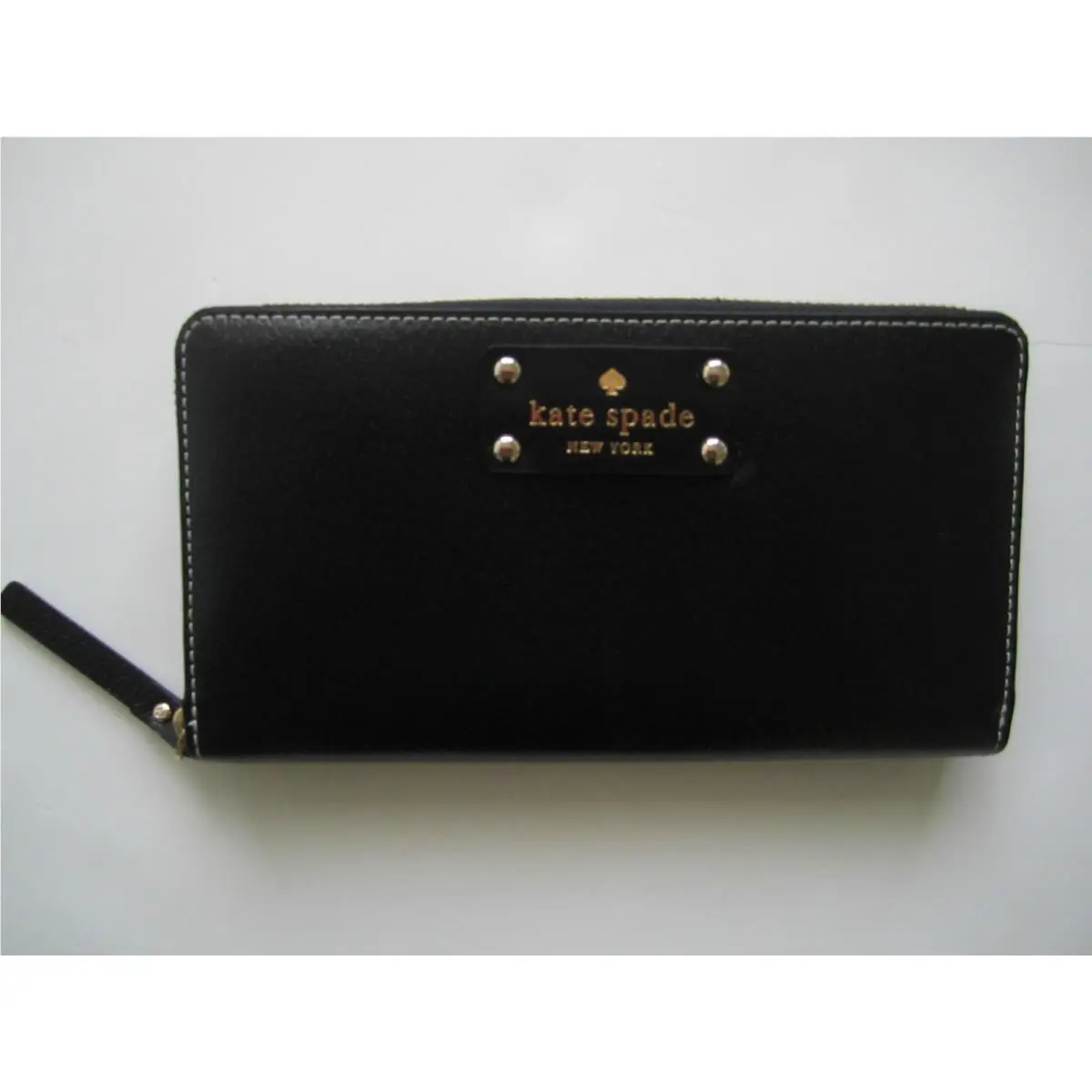 Kate Spade Neda Wellesley Zip All Around Clutch Wallet Black