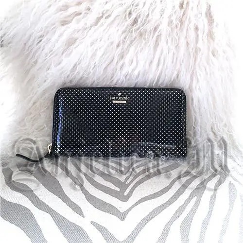 Kate Spade Lilac Streetdot Belletslip PWRU4556 Black Retail