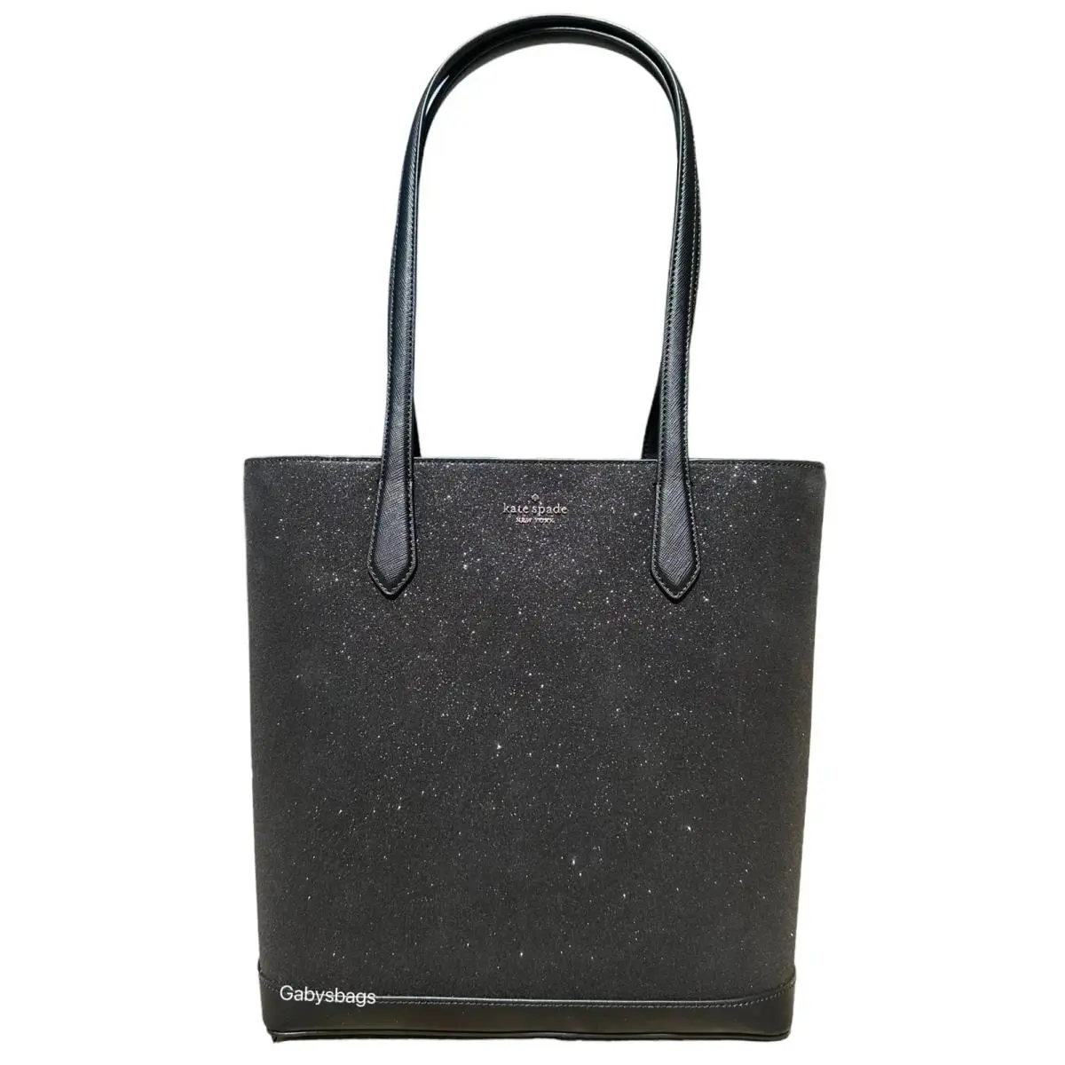 New York  Tinsel Glitter Shoulder Tote Bag Handbag by Kate Spade