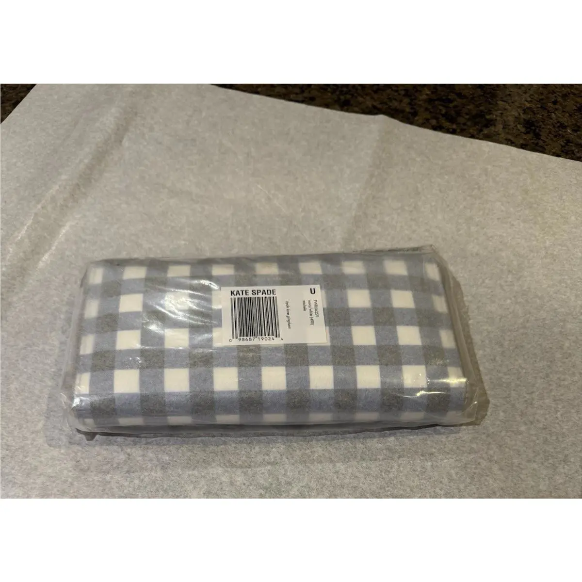 Kate Spade Hyde Lane Gingham Michele Wallet - Pxru 6259