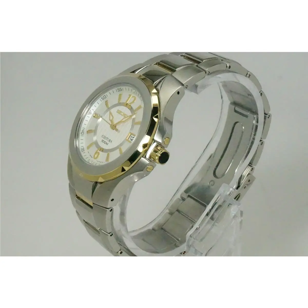 SGEE68 Men`s Coutura Collection Date Two-tone Stainless Steel Watch by Seiko