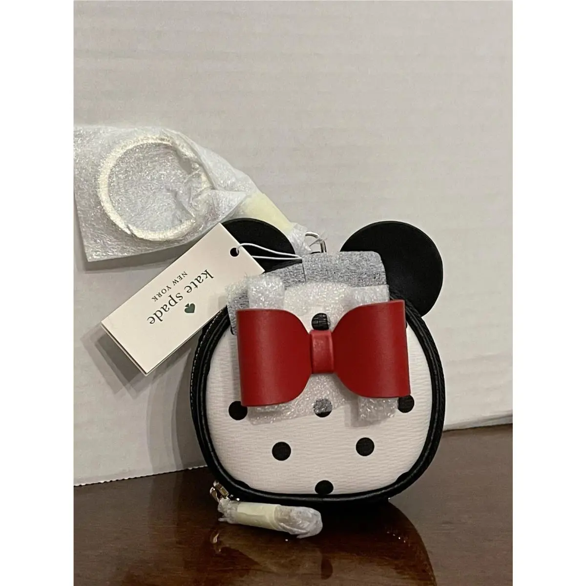 Kate Spade X Disney Minnie Mouse Coin Purse Polka Dot