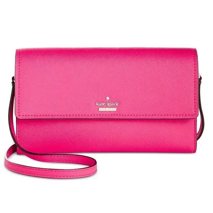 Kate Spade PXRU5288 Cameron Street Stormie Crossbody Wallet Pink Bag