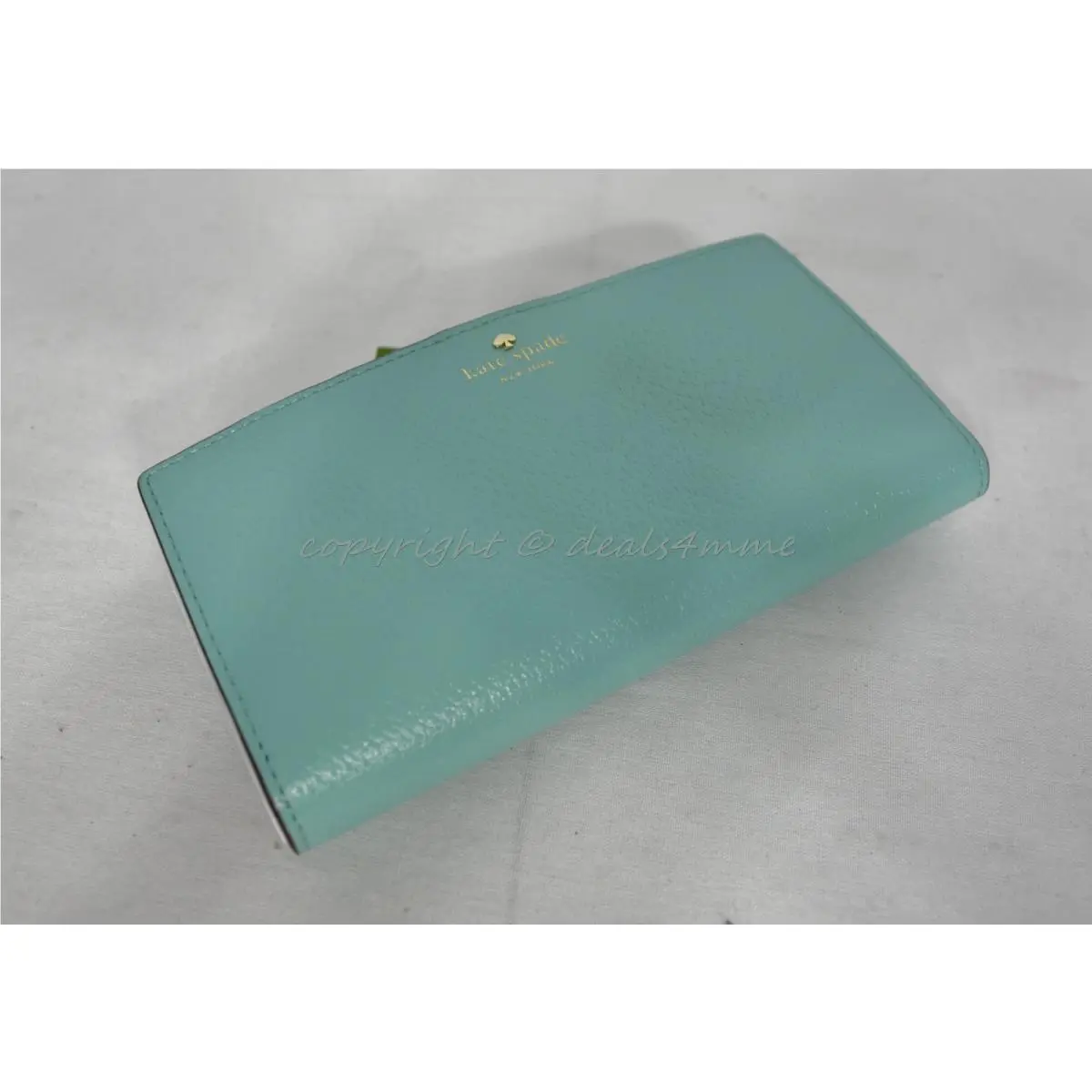 Kate Spade Grand Street Stacy Wallet in Fresh Air - Teal Style WLRU2153