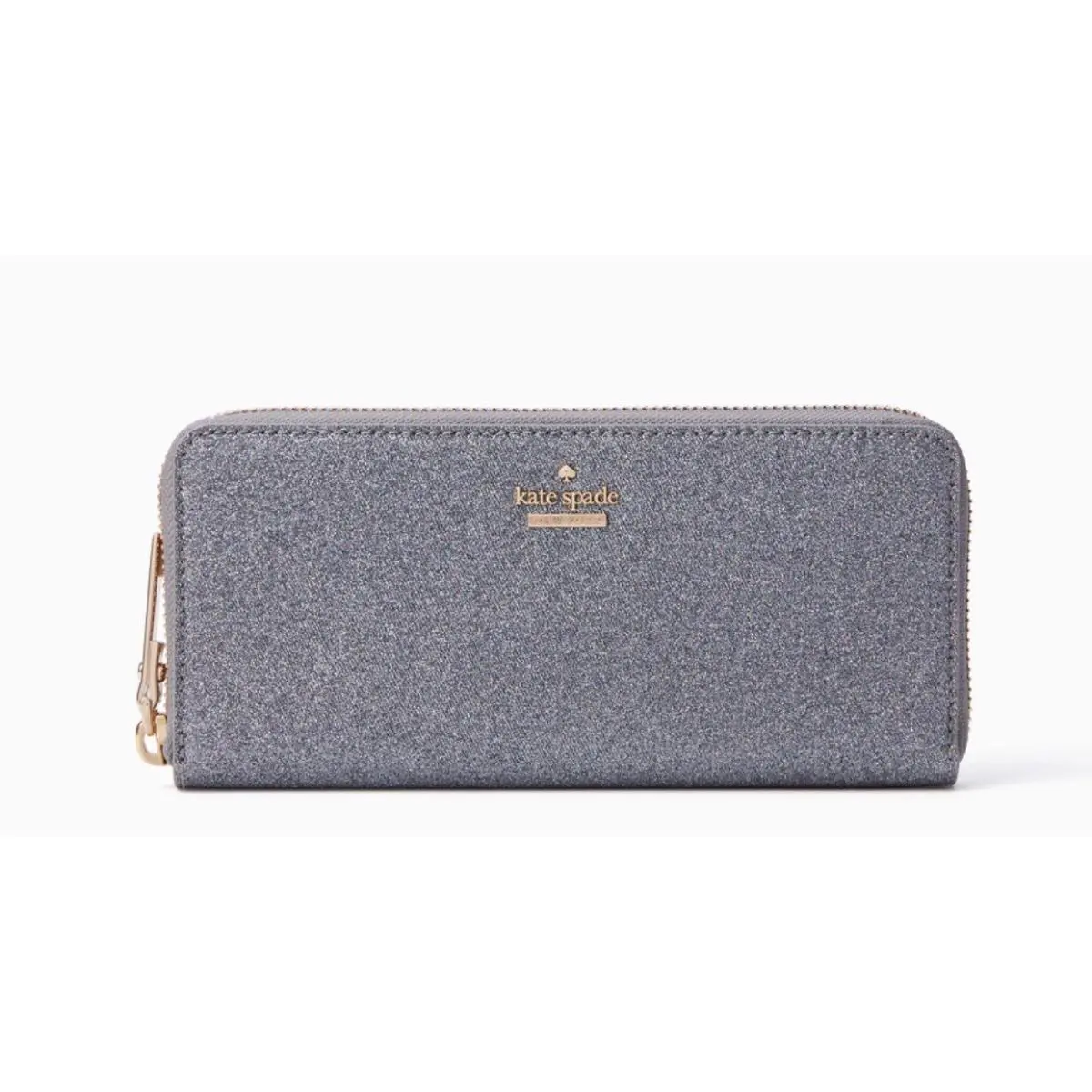 Kate Spade Burgess Court Lindsey Continental Ash Glitter Wallet