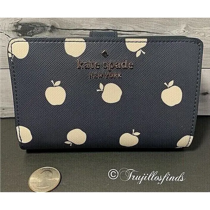 Kate Spade New York Staci Medium Compact Bifold Wallet K8304 New P1
